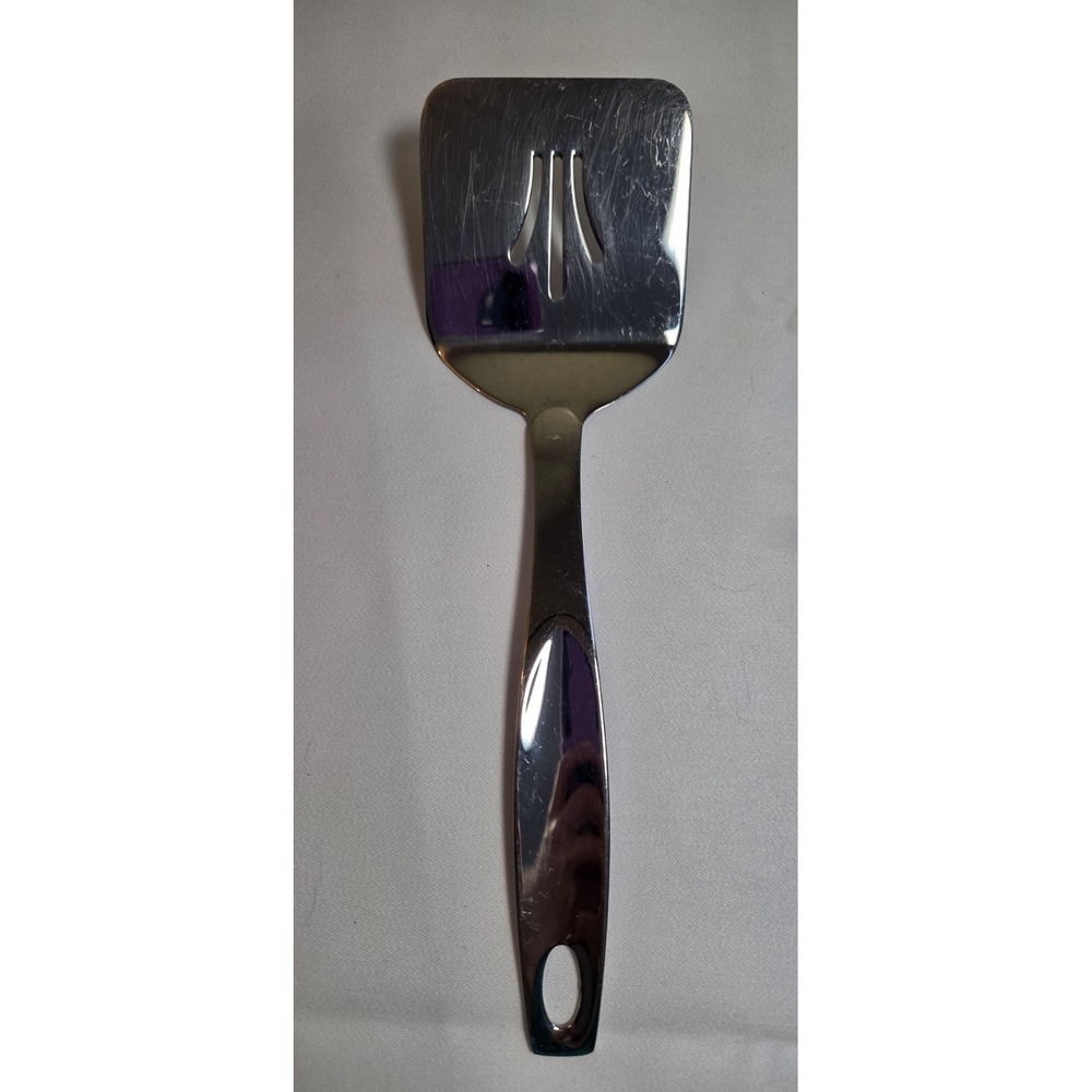 Oneida 18/8 Stainless Steel Slotted Spatula Turner 10 Inch Kitchen Utensil